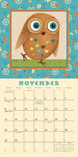 Hootenanny corujas 2020 mini calendário