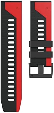 EEOMOIK Sport Silicone Watch Band Band Screp para Garmin Fenix ​​6x 6 Pro 5x 5 mais 3 h Smartwatch 22 26mm EasyFit Redunda Pulseira