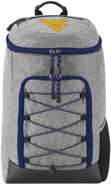 Northwest Licenciado Oficialmente Licenciado NCAA Backpack, grisalho grisalho com cordas de color