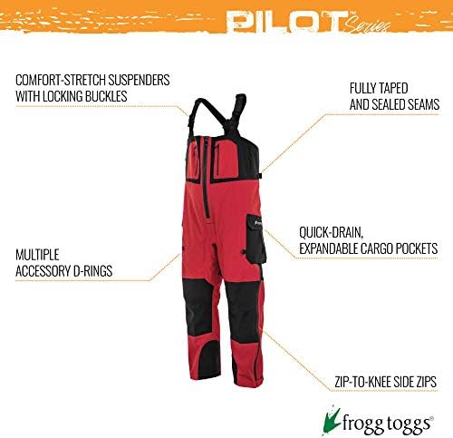 Frogg Toggs Men's Pilot II Guia babador de chuva respirável à prova d'água