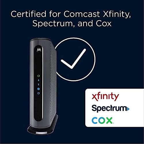 MOTOROLA MH7023 MESH + MODEM DE CABO MB8600 - Aprovado para Comcast Xfinity, Cox, Spectrum | Para planos de até 2500 Mbps