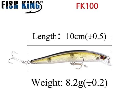 Fishing Lure Minnow Isca dura Wobbler Bass Lure Flutuante Bass Acessórios de pesca 3D Plugue lento e lento Topwater711 -