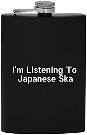 Estou ouvindo o ska japonês - 8 onças de quadril de quadril bebejo de álcool