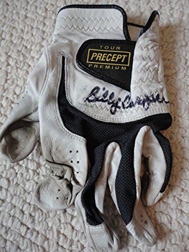 Billy Casper assinou e usou Golf Glove+Coa 1970 Mestrado Campeão JSA - Luvas de golfe autografadas