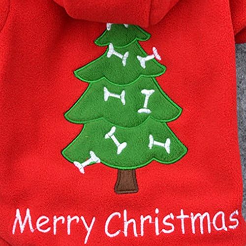 Raagerly Christmas Pet Puppy Dog Clothes Papai Noel Claus Outwear