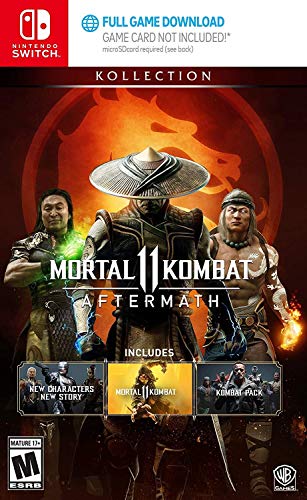 Mortal Kombat 11: Aftermath Kollection - Nintendo Switch [Disco não incluído Redem Game com o código na caixa]