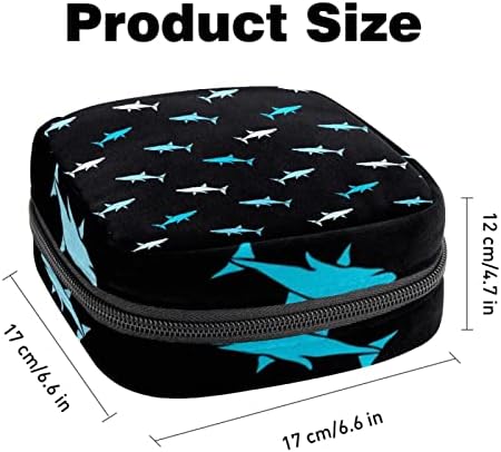 Meninas de água sanitária Banks Banks Handies Ladies Menstrual Bolsa Bolsa Meninas Período Portátil Tampon Storage Bag Shark