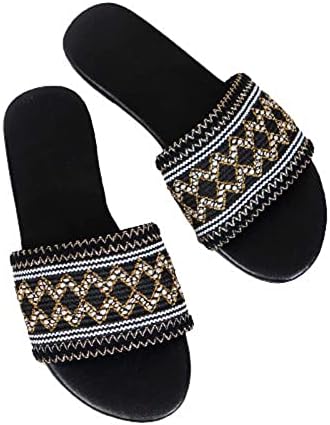 Escorregar Slipper for Women Summer Summer Slides Sandals Beach Sandal Flop Design de moda para externo interior