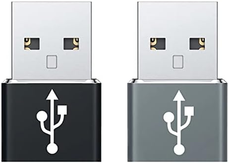 Usb-C fêmea para USB Adaptador rápido compatível com seu Samsung SM-A705F para Charger, Sync, dispositivos OTG como teclado, mouse,