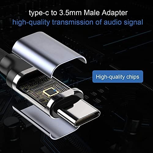 Cabo AUX USB C a 3,5 mm, EANETF Tipo C Masculino a 3,5 mm Adaptador macho Adaptador Adapt