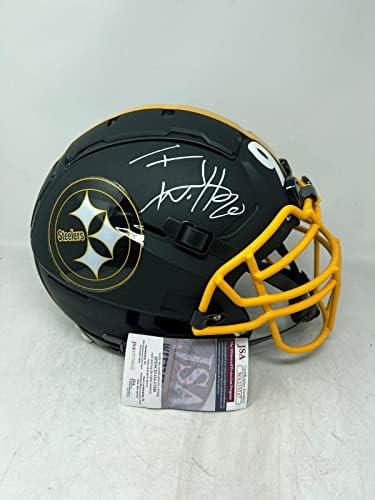 TJ Watt Pittsburgh Steelers assinou Schutt F7 Pro Capacete JSA CoA - Capacetes NFL autografados