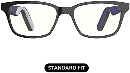 Lucyd - óculos de áudio Bluetooth - óculos inteligentes homens e mulheres com proteção à luz azul - orelha aberta, ruído