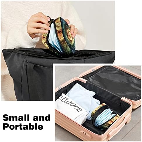 Bolsa de armazenamento de guardanapos sanitários, bolsa de copo menstrual da Galaxy Space, bolsas de armazenamento portáteis de guardana