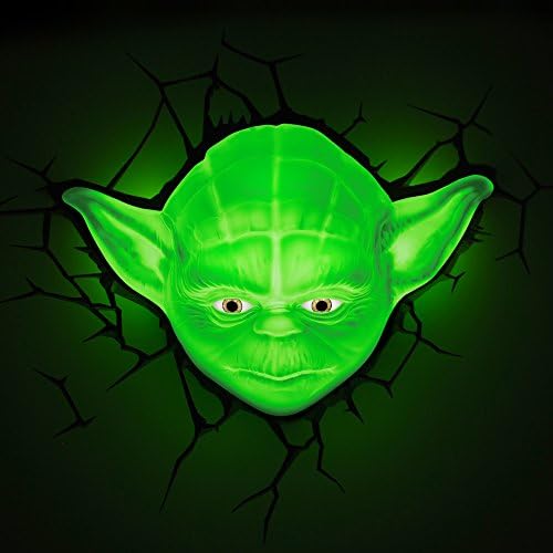 3d Light FX Star Wars Yoda Face 3D Deco LED LUZ