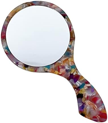 Espelho de maquiagem criativa espelho cosmético com manusear espelhos de salão de salão de spa