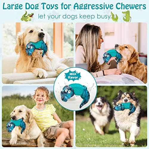 Wowbala Dog Chew Toys para mastigar agressivos/brinquedos para cães para cães grandes/brinquedos para cães para mastigadores