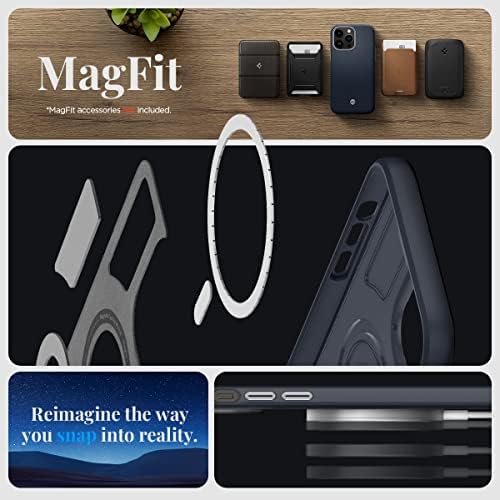 Spigen Enzo projetado para iPhone 14 Pro Max Case - Slate