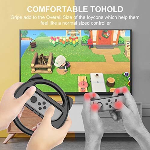 Controlador de roda de direção para Nintendo Switch Joy Con - Acessórios para jogos de corrida Nintendo Joy Controler