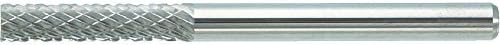 Barra de carboneto trusco tb1a030se, lâmina de extremidade cilíndrica, 0,1 polegadas, comprimento da lâmina 0,6 polegadas, eixo 0,1 polegadas, corte único
