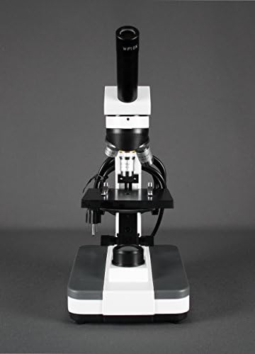 Vision Scientific VME0008-RC Microscópio sem fio LED, 40x-400x, iluminação LED com controle de intensidade, foco grosso e fino,