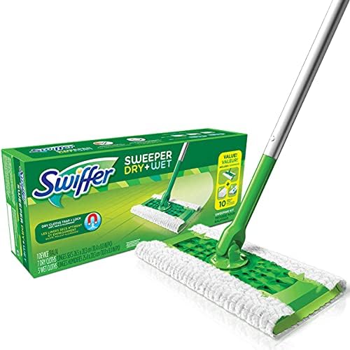Swiffer Sweeper seco + kit de partida molhada