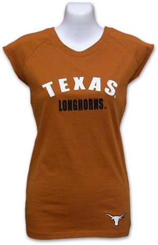 Texas Longhorns Feminina Venus Cap Sleeve