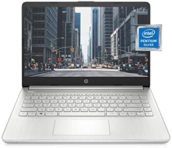 Laptop HP de 14 polegadas, processador Intel Pentium Silver N5030, Intel UHD Graphics, 128 GB SSD, Windows 10 Home