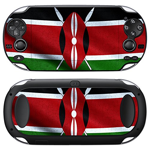 Sony PlayStation Vita Design Skin Bandeira do Quênia adesivo de decalque para PlayStation Vita