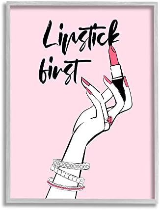 Stuell Industries Lipstick Primeira maquiagem Caligrafia Glamourosa Jóias Acessórias de Jóias, Design de Martina Pavlova