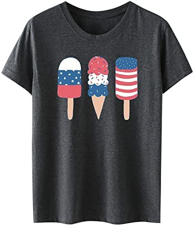 Long Women, camiseta da Independência do Dia da Impressão da camise