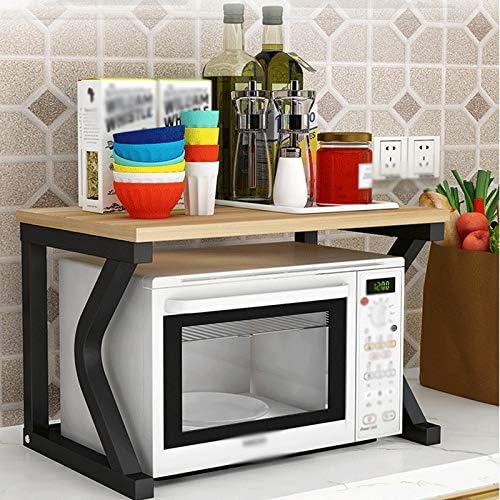 XJJZS Home Microondas forno de forno de rack de cozinha organizador