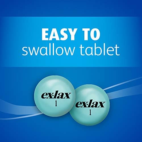 Ex -LAX LAX LAXANTE LAXANTE LAXATIVELIGADO PILLS DE ALIMENTOS PARA CONSTIPAÇÃO OCASIONAL, LAXANTOS GLEFT - 24 CONTA