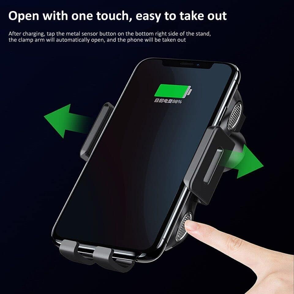 Air Vent Wireless Charger Automotor Auto para S89 S99 S90 S95 S96 S97 S98 PRO S88, ULEFONE ARMOR 7,8,9,11,12,13, Blackview BV9600 BV9500 BV9800 BV9900