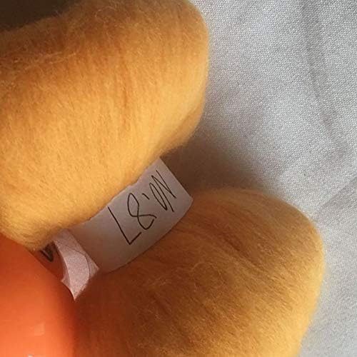 Xuccus wfpfbec 70s austrália penteada fibra de lã merino diy lã para neddles felting lã roving 50g 100g 200g 300g 500g