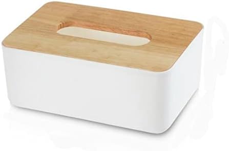 LSDJGDDE Caixa de lenço de lenço de madeira Caixa de madeira Caixa de papel higiênico Caixa de guardana