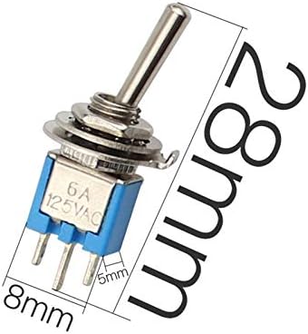 Alanooy Switches SMTS-102 Blue de alternância de alternância azul claro ALTER