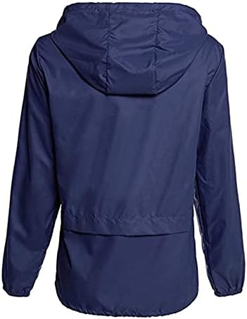 Jackets de lã feminino de foviguo, casacos, jaqueta de outono de praia de manga comprida feminina elegante com capuz
