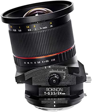 Rokinon TSL24M-C 24mm f/3.5 Tilt Shift Lente Fixed para Canon