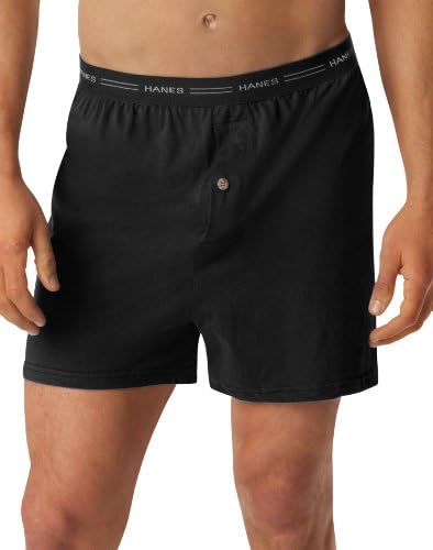Hanes Men's Exposed Withband Knit Boxer