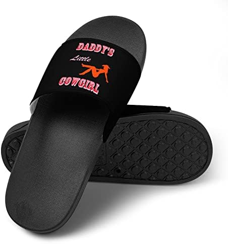 Sandálias de cowgirl do papai não deslizam chinelos de dedo do pé para massagem banheira de spa de chuveiro
