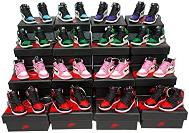 Mini 3D Basketball Sneakchain Air Retro na caixa para homens e mulheres por Sneakey