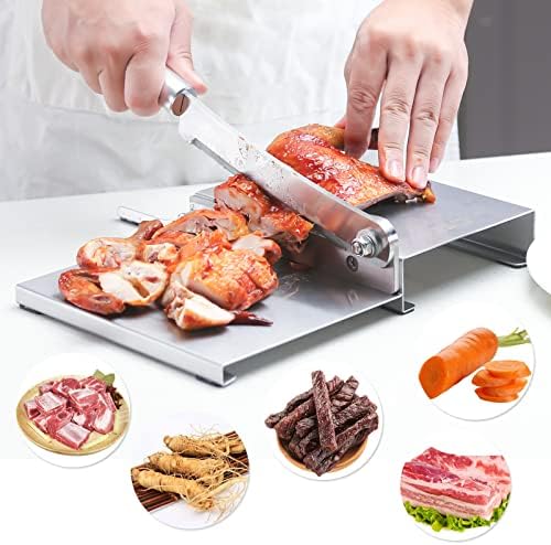 Slicer de carne medozic, cortador de carne manual para frango com carne, mortador manual para uso doméstico