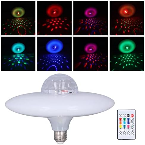 LED Light Light Portable RGB Light Wireless, Multi Color Energing Light Smart Light Dynamic Ripple Light E27 24W 85-265V