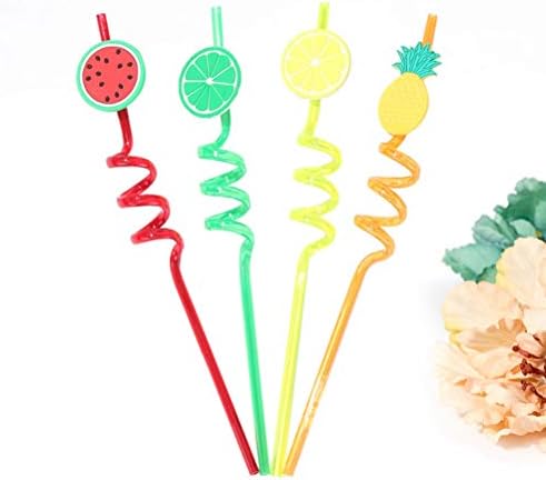 Stobok Party Straw Set Fruits Color Drinks