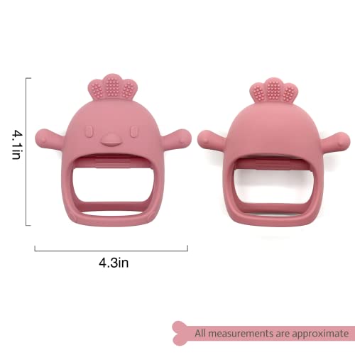 Moldura de garota brinquedos de dentição bebê, nunca solte o pulso da mão, mastigar brinquedos para sugar as necessidades, mordida