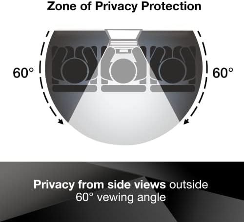 Filtro de privacidade de 3m para monitor widescreen de 24 polegadas, brilho/fosco reversível, filtro preto e privacidade para monitor widescreen de 22,0 polegadas, brilho reversível/fosco, reduz a luz azul,