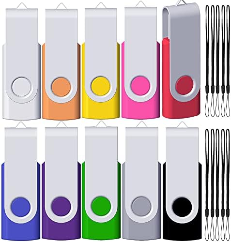 128 MB USB Flash Drive 10 pacote, poucos unidades USB de pequenas capacidade de 10 128 MB Matipack Memory Stick, Jump Drive, acionamento