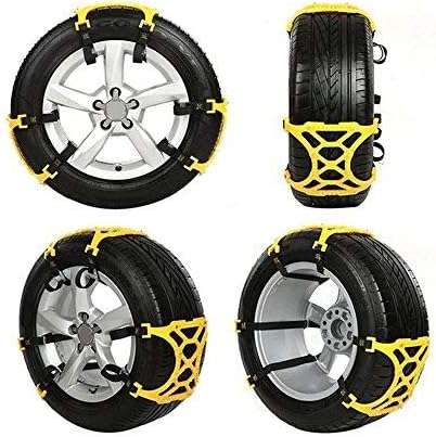 Anti-Slip Chain/pneu Correntes de carro, SUV, cadeias de pneus de neve, emergência universal de emergência universal espessamento de