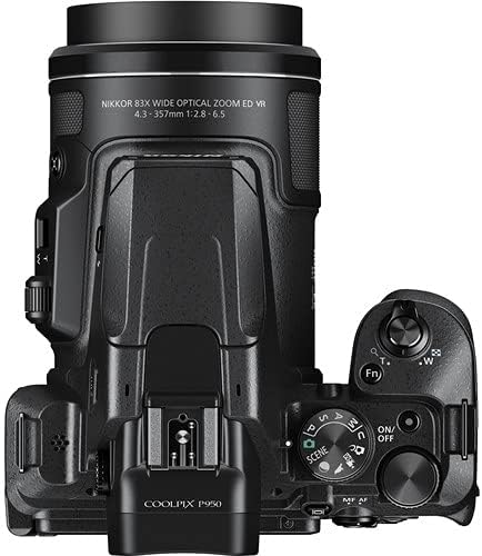 Nikon Intl. Câmera digital coolpix p950 mfr #26532 pacote + 128 GB de alta velocidade V30 Memória + Bracket de vídeo + bolsa, filtros HD e mais