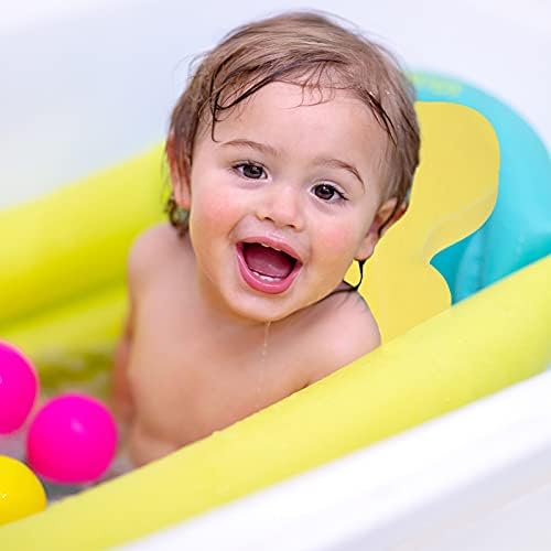 Kisangel Baby Bathtub Limpeza Esponja Baby Bath Bath Sponge Mat Skid Provo